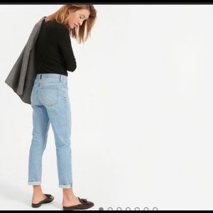 Everlane Light Wash High Rise Cropped Jeans - 27